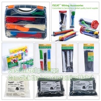Attaches-câbles en nylon 66 coloré 3,6x250mm 10 pouces avec étiquette personnalisée pour importateurs et grossistes