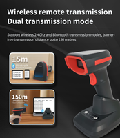 Scanner OEM du fabricant pour codes 1D / 2D / QR, scanner de codes-barres filaire portable avec un bon prix
