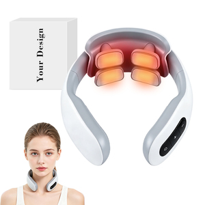 <b>Heated</b> Electric Pulse Massager Stress Relief Durable Shoulder Massager 15 Minute Auto-off <b>Rechargeable</b> Cervical Massager - Product Image 1