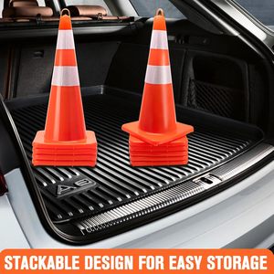 CITICITY Traffic Safety Cones 28 Inch, Orange Street Cones, PVC Traffic Cones Construction Cone forConstruction Events - Product Image 6