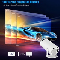 Mini projecteur HY300 Pro, nouvelle version améliorée, 8G, double Wifi6, LCD HD Pixel, home cinéma portable, projecteur intelligent Android HY300