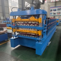 Équipement de formage de tôles de toiture en acier métallique à trois couches émaillées, directement de l'usine