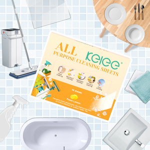 KELEE All Purpose Cleaning Sheets Private Label Lemon Scent Floor Cleaner Stain Removal Multifunctional Home Cleaning Products