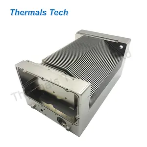 Pendingin Aktif Epoxy Bonding 2000W Density Fin Modul Heat Sink Pipa Panas untuk Komunikasi