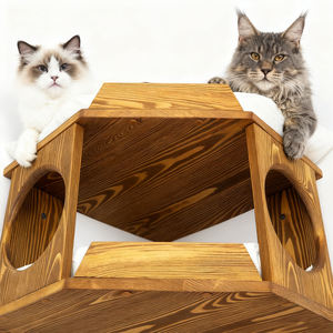 Muebles de Pared para Gatos, Hamaca de Madera Montable en la Pared, Escalones y Estante para tu Amigo Peludo - Product Image 4