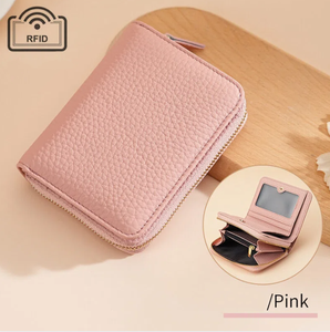 Large Capacity New Design RFID Genuine Leather Women Wallet Fashion Card Holder Wallet Coin <b>Purse</b> - Product Image 2
