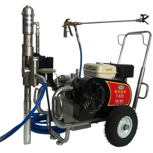 Machine de pulvérisation de peinture sans air à entraînement hydraulique T-970, directement de l'usine, pistolet de pulvérisation sans air de type plongeur de haute qualité, puissance élevée - Product Image 2