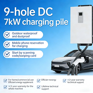 Borne de <span class=keywords><strong>recharge</strong></span> électrique commerciale 7 kW CC <span class=keywords><strong>pour</strong></span> véhicules, interface GBT, sortie 32A, 9 prises, utilisation domestique, petite <span class=keywords><strong>carte</strong></span> - Product Image 4