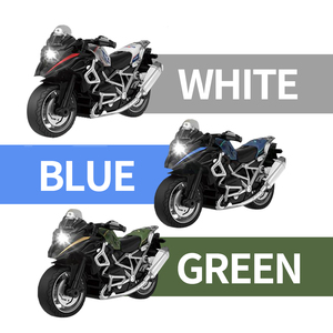 1/14 échelle En Alliage Moulé sous Pression Modèle De <span class=keywords><strong>Moto</strong></span> Jouet Fonction Rétractable Véhicule Moulé Sous Pression Jouet <span class=keywords><strong>Moto</strong></span> avec Lumière et Musique pour Les Enfants - Product Image 5