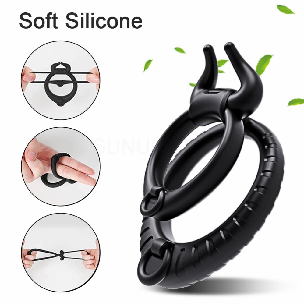 Kostenlose individuelle Schachtel - sicheres Material Penisring mit  Stierform-Vibration fr Mnner versptete Ejakulation und Erektion,  Paar-Spielzeug fr Sex| Alibaba.com