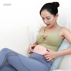 Không dây điện rung chuột rút cứu trợ Massager xách tay không dây kinh nguyệt thời gian đau sưởi ấm Pad vành đai