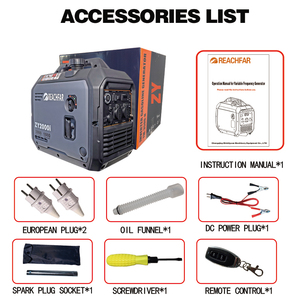 เครื่องกำเนิดไฟฟ้าอินเวอร์เตอร์เบนซินแบบเงียบพิเศษ 2000W 230V/240V พกพาสะดวก สำรองไฟฉุกเฉิน ไดนาโมทองแดง 100% รุ่นรักษาสิ่งแวดล้อม 004-007 - Product Image 6