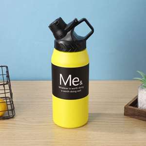Thermos à eau en acier inoxydable 304, 750 ml, 950 ml, grande capacité, tasse de voyage isotherme avec couvercle et poignée - Product Image 6