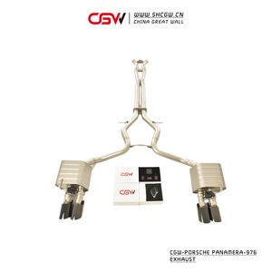 Porsche Panamera performanslı egzoz susturucu 976 için yeni CGW aktif ses 2024 boru sistemi Valvetronic Catback - Product Image 4