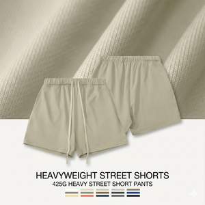 425G blockbuster shorts 2026 spring and summer FOG color basic street loose fashion brand five-point pants - Product Image 2