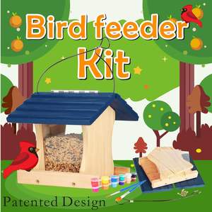 ชุดเครื่องให้อาหารนกแบบทำมือชุดบ้านนกนกพร้อมสเก็ตบอร์ดลายสัตว์สำหรับสัตว์เลี้ยงในเทศกาลคริสต์มาส - Product Image 6