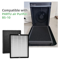 HEPA Purifier Filter untuk pemurni udara PARTU BS-10 3-tahap penyaring karbon aktif yang efisien