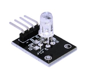 โมดูลไฟ LED RGB รุ่น KY-016, ช่องสัญญาณแคโทดทั่วไป 3 สี, สำหรับโครงการไฟส่องสว่าง Arduino และไมโครคอนโทรลเลอร์ DIY - Product Image 6