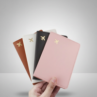 Dompet Paspor Kartu Nama Buatan Tangan Harga Pabrik Wanita/Pria Kulit PU Penutup Perjalanan Tempat Kartu Kredit Hadiah Promosi