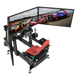 <span class=keywords><strong>Simulateur</strong></span> profil aluminium volant personnalisé Cockpit <span class=keywords><strong>simulateur</strong></span> <span class=keywords><strong>de</strong></span> jeu <span class=keywords><strong>de</strong></span> conduite superbe Cockpit avec vraie chaise course - Product Image 6