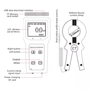 Registrador de Datos de Corriente Digital ES5000 de 200A para Monitoreo en Línea y Mantenimiento de Líneas - Product Image 4
