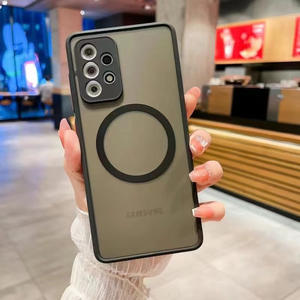 Para <span class=keywords><strong>Samsung</strong></span> S23Ultra Soft Phone Case <span class=keywords><strong>Cargador</strong></span> inalámbrico magnético S22p Lente todo incluido Eagle-Eye S21 también se adapta a iPhone - Product Image 6