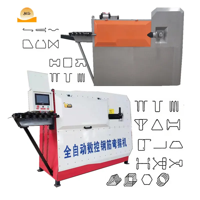 Automatic cnc Stainless Steel Wire Bar Bending and Cutting Machine for Rebar Stirrup Iron Plate Round Steel Bender Machine