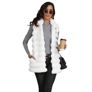 <span class=keywords><strong>Gilet</strong></span> mi-<span class=keywords><strong>long</strong></span> automne hiver <span class=keywords><strong>femme</strong></span> avec fermeture éclair mince nouveau style <span class=keywords><strong>long</strong></span> en fausse fourrure <span class=keywords><strong>grande</strong></span> <span class=keywords><strong>taille</strong></span> vêtements d'hiver - Product Image 5