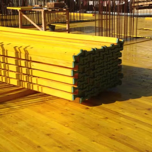 Trung Quốc thực hiện 27mm dầm và tấm ván khuôn giàn giáo 3-ply cấu trúc 9 + 9 + 9 mm Tên in cho sản xuất theo dõi - Product Image 1