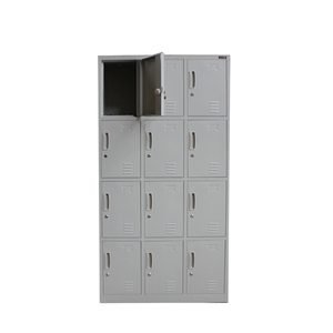 Armoires métalliques à clé à 12 portes, unités de rangement pour l'école, le bureau à domicile, meubles, 6/12/15/18/24 portes personnalisables - Product Image 2