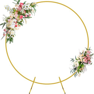 Arche Métallique Circulaire Multi-Usages de Haute Qualité, Réglable, pour Fêtes d'Anniversaire et Mariages - Vente Chaude - Product Image 1