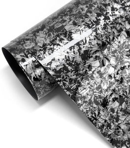 Vinilo Adhesivo Negro Mate de Fibra de Carbono Forjado, Antiarrugas, Sin Burbujas, para Reemplazo de Vinilo de Automóviles, Vinilo Autoadhesivo Premium - Product Image 4