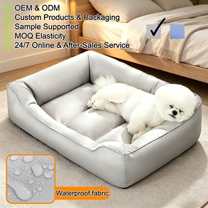 Pet <b>Bed</b> <b>Sofa</b> Modern Cooling Waterproof Rectangle <b>Dog</b> <b>Bed</b> Eco-Friendly Soft Solid Oxford Fabric for Small/Medium <b>Dogs</b> Cats - Product Image 1