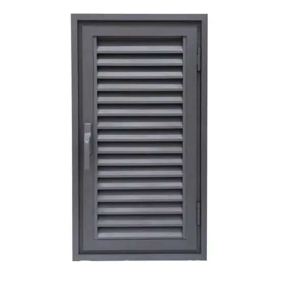 Cửa Sổ Louver Cố Định Khung Nhôm