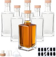 Bouteille en verre, flacon de parfum en verre, flacon de parfum de luxe en verre, flacons de parfum en verre vides