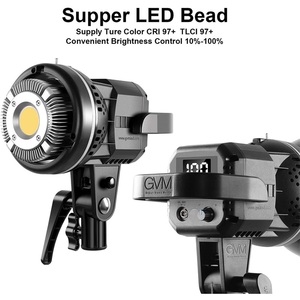 Kit de 2 <span class=keywords><strong>Luces</strong></span> LED <span class=keywords><strong>GVM</strong></span> LS-p80s con Filtros (Luz Diurna Equilibrada) - Product Image 4