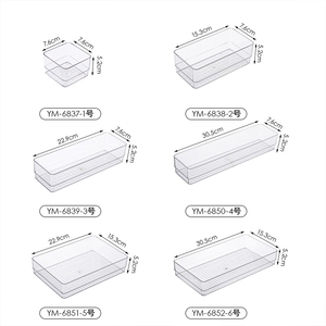 Office Stationery Plastic <strong>Storage</strong> Container <strong>Drawer</strong> <strong>Storage</strong> Box Plastic Makeup <strong>Clear</strong> <strong>Storage</strong> Box - Product Image 6