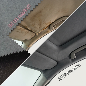 Tela de gamuza gruesa con espuma para techos de coche, OEM y ODM, venta directa de fábrica para revestimiento de techos de automóviles y tapicería de asientos. - Product Image 3