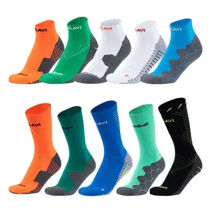 HEPOLILO logotipo personalizado patrón diferente Fitness calcetines de Drymax corriendo de baloncesto de compresión de los hombres calcetines de deporte