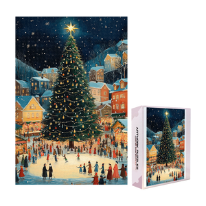 Tùy Chỉnh 1000 Mảnh Giáng Sinh Mô Hình Chính Chất Lượng Câu Đố PVC Montessori Giáo Dục Đồ Chơi Giải Trí Trò Chơi Tự Làm In - Product Image 1