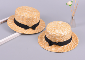 Sombrilla de verano para niños y niñas, gorro de paja con diseño de princesa, tendencia coreana - Product Image 4