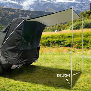 <span class=keywords><strong>Auvent</strong></span> de porte arrière pliable en polyester pour SUV/<span class=keywords><strong>Van</strong></span>, imperméable, léger, trois saisons, avec extension arrière simple, pour camping en extérieur - Product Image 5