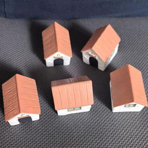 סיטונאי מיני בובות שרף חיות מחמד בית כלב בית 3 מיני פיגורטן צעצועים מיניאטוריים לילדים ילדים - Product Image 4