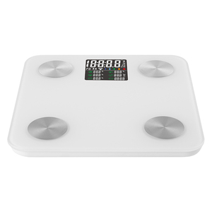 Bilancia pesapersone digitale intelligente con app mobile gratuita, wireless, in vetro temperato da 5 mm, portata 180 kg, per il bagno, con misurazione della composizione corporea. - Product Image 6
