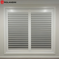Fenêtre à jalousies en aluminium 6063 certifiée Rolansini AS2047, résistante à la pluie, à lamelles réglables, volet anti-ouragan