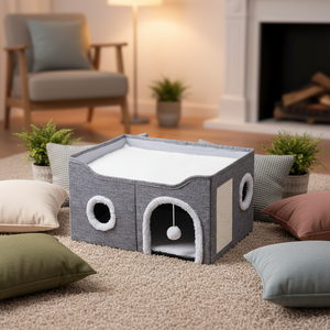 Luxury Modern Eco-friendly Portable Pop-up Rectangular Waterproof <strong>Dog</strong> and Cat Resting <strong>Bed</strong> - Product Image 1