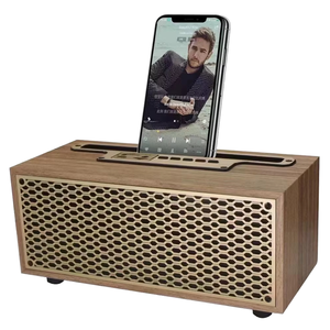 Altavoz Portátil Inalámbrico Retro GAS-XM5 con Acabado de Madera, Bluetooth 5.0, Mini Altavoz para Exteriores con Subwoofer para Teléfonos - Product Image 2
