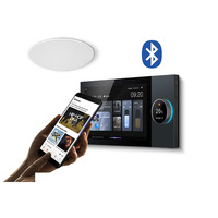 Panneau de commande de 7 pouces Smart Home pour hôtel Home Decor Luxury, 100 + Device Control Home Assistant Gateway Black Android Usb