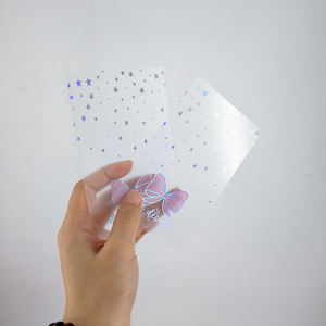 <span class=keywords><strong>Carte</strong></span> en PVC transparente double face, <span class=keywords><strong>carte</strong></span> en plastique légère et portable pour collection <span class=keywords><strong>de</strong></span> jeux, affichage <span class=keywords><strong>de</strong></span> photos, décoration artisanale DIY - Product Image 4