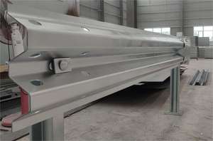 حاجز حركة مرور مخصص ثلاثي الحزم على الطريق السريع مجلفن شعاع W حاجز درابزين مرن شريط محرك ذراع عالي-way - Product Image 5